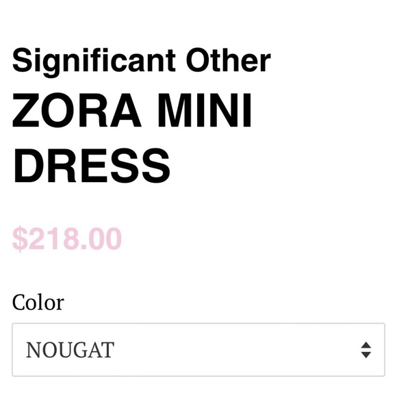 Significant Other Zora Mini Dress Blush Pink with shimmer Dress - Picture 5 of 6